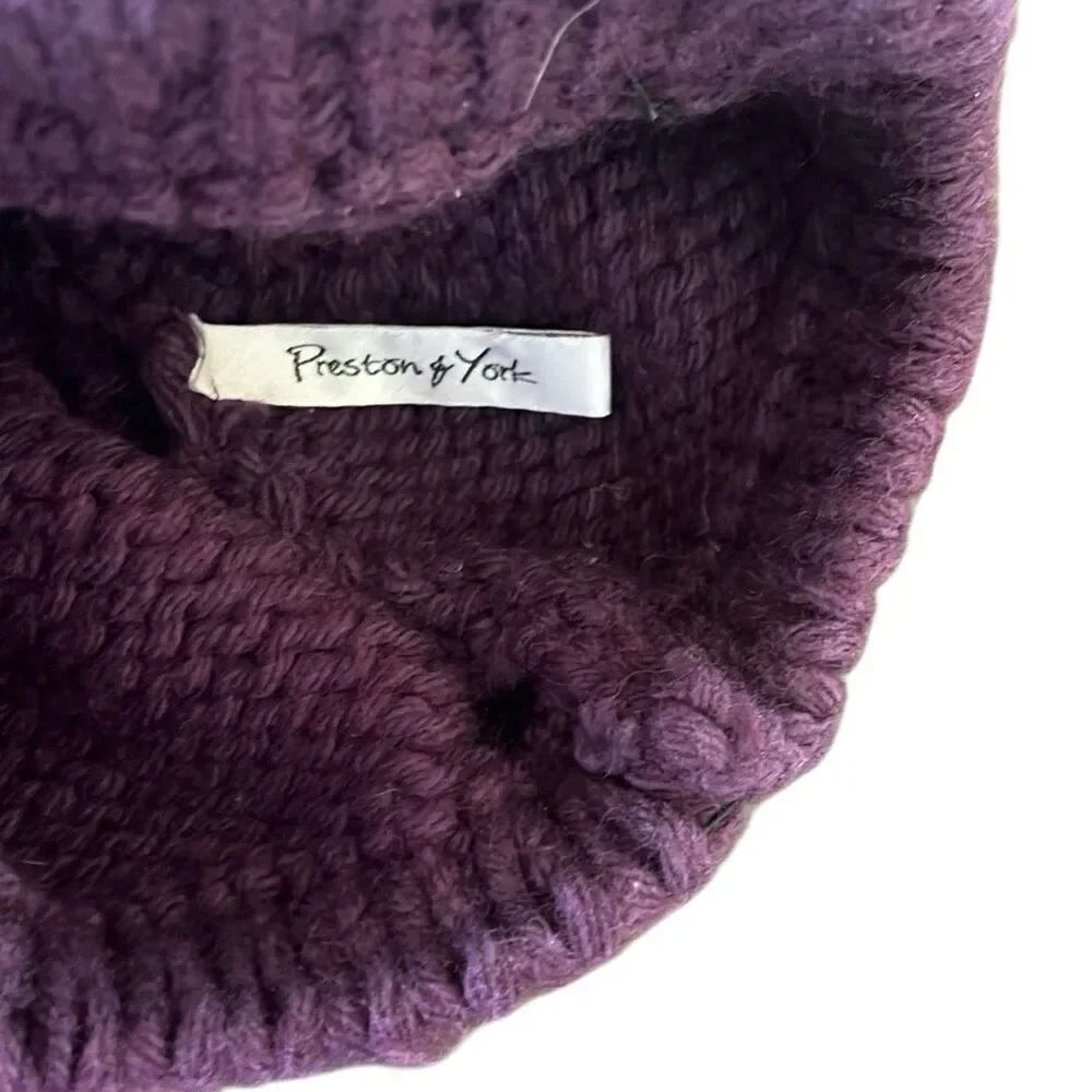 Preston and York  cable, net hat, beautiful color